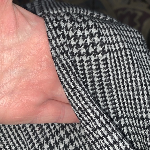 EUC J Jill wherever medium petite black white plaid - Picture 4 of 6